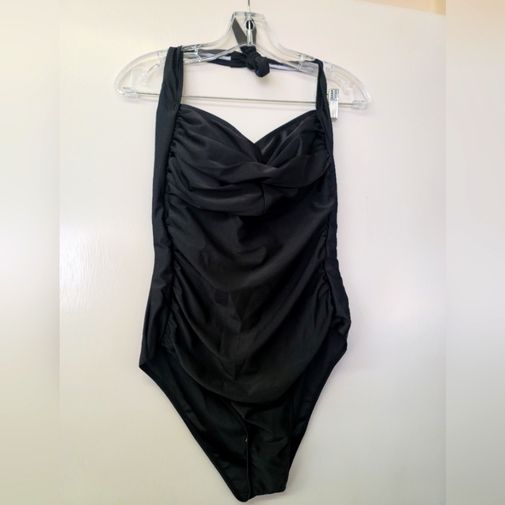 Women's black bathing suit XL - New